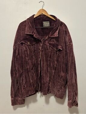 vintage purple corduroy jacket